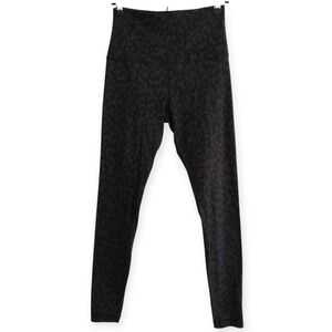 Lululemon Align Super High Rise Leggings Black Formation Camo Size 8